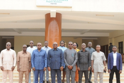 Photo de famille de la tournée