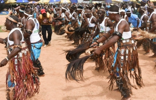 Danse traditionnelle à Bassar-Togo.