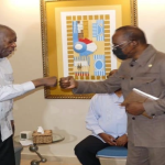 Laurent Gbagbo et Alain Cocauthrey