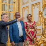 Visite en france du président Olingui